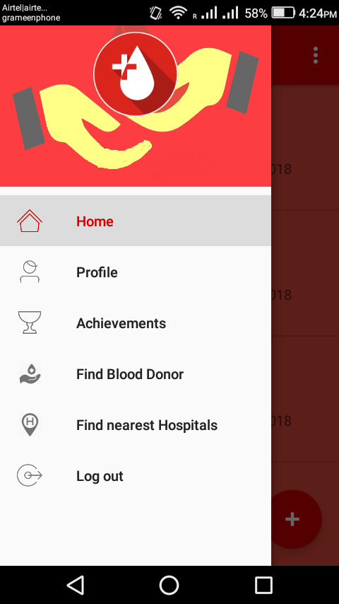 Blood Donation Android App by SHAFIQUL ISLAM